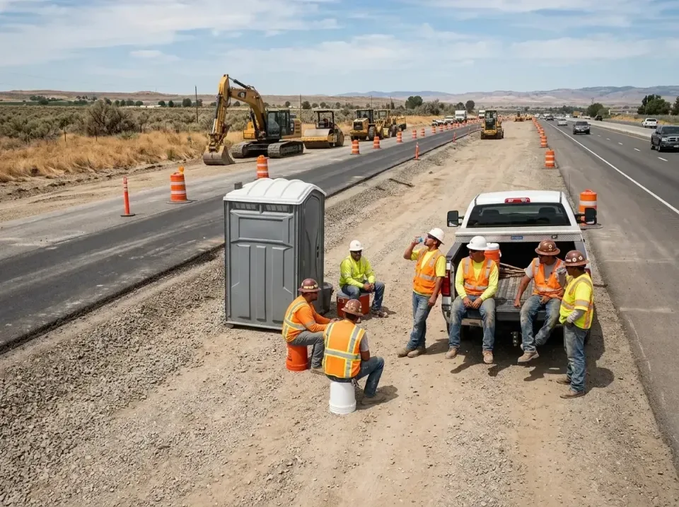 highway-road-construction-crew-007 — frequently asked questions, Porta Potty and Restroom Rentals in Victorville, CA